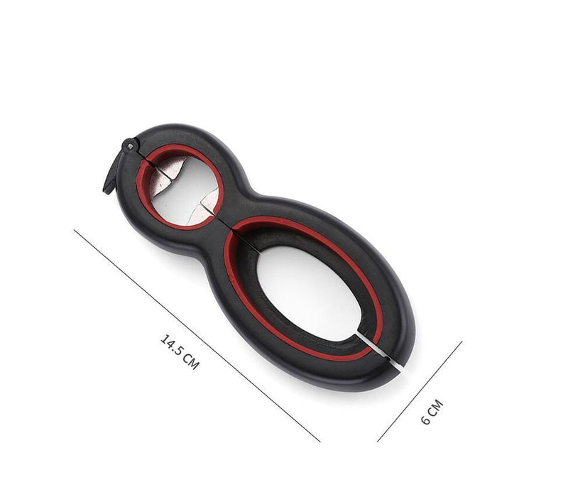 6 in 1 Multi-Function Twist Bottle Opener