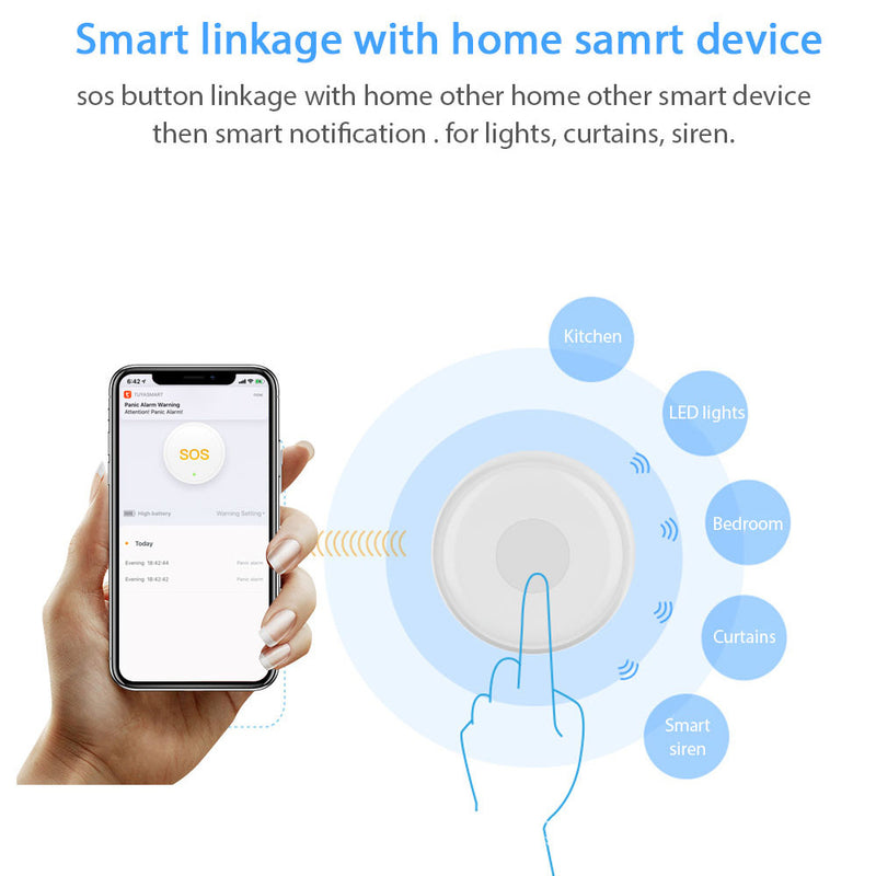 Wireless Emergency SOS Smart Button