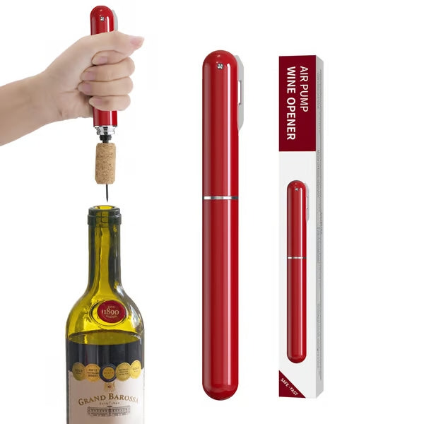 pneumatic wine bottle opener