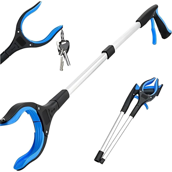 Ergonomic reacher tool