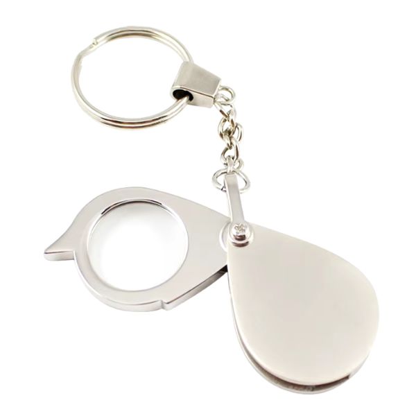 Pocket Magnifier Keychain Glass